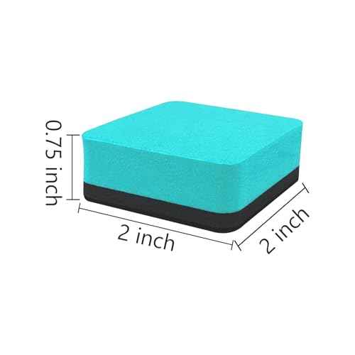 40 Pack Dry Erase Erasers, Mini Magnetic Whiteboard Eraser, Square Dry Erase Board Eraser, White Board Eraser Cleaner for Office Classroom Home, 2 x 2 Inches, Green