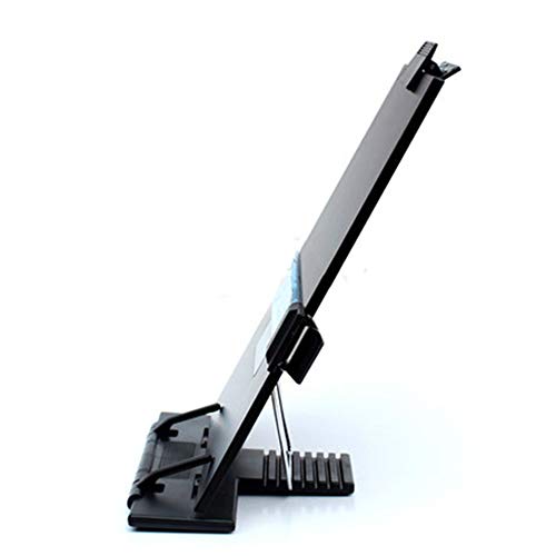 Boxtree Desktop Document Holder with Adjustable Positions and Clip, Black