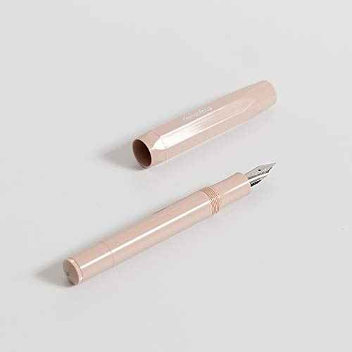Kaweco Sport Skyline Fountain Pen Macchiato, Fine Nib Sport Octagonal Clip Chrome