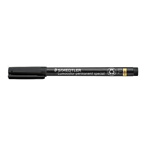 319 F-9 10 STAEDTLER Rumokara This Special Extra-fine Permanent Marker to Write F Black (Japan Import) (319 F-9 VE)