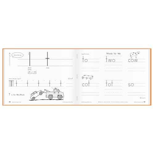 Learning Without Tears Letters and Numbers for Me Student Workbook, Age 5+, Preschool, Kindergarten Handwriting Practice, Writing Book, School & Home, Language Arts, Tutoring, Sensory