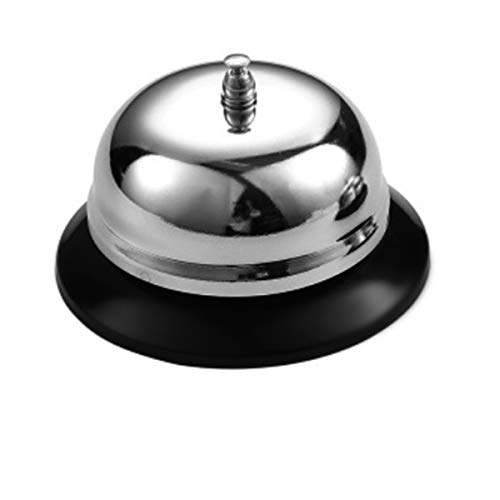 1 Pack Metal Desk Service Bell for Hotel Restaurant Reception Hospital