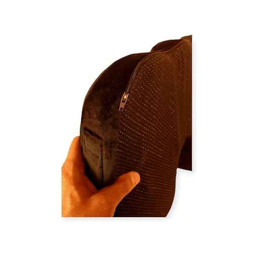 Cooling Coccyx Orthopedic Memory Foam Car or Seat Pillow Cushion, Black