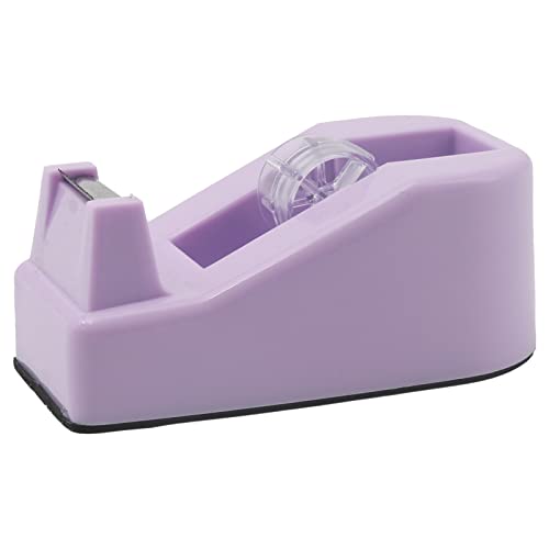 ROSEUP Purple Heavy Duty Desktop Tape Dispenser with Non-Skid Base