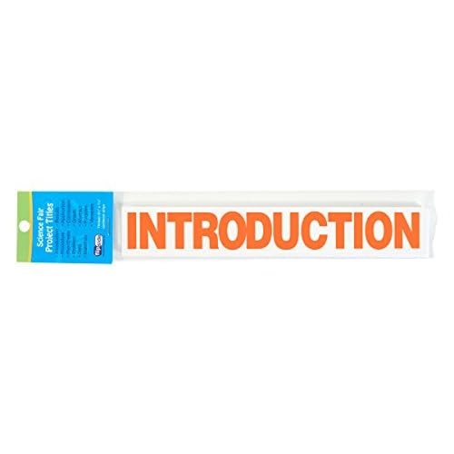 Flipside Products Orange Science Fair Titles, Display Board Titles, Projects, School, Kids, Classroom, Pack of 24