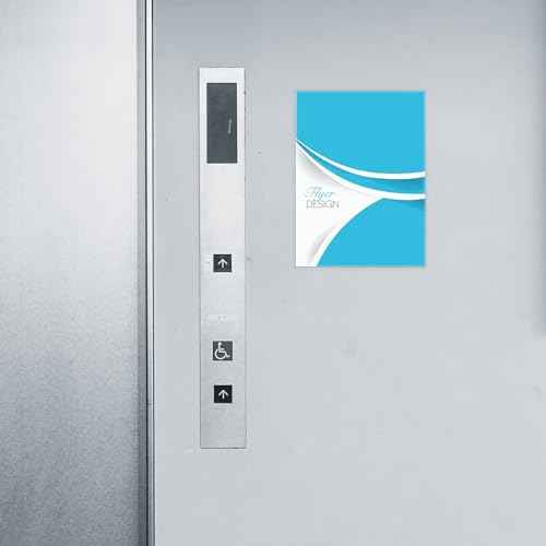 24 Pack Acrylic Wall Mounted Sign Holder Vertical Plastic Clear Frames No Drilling Wall Mounted Sign Holder with Adhesive Tape for Displaying Document Flyer Poster(Vertical Style,5 x 7 Inch)