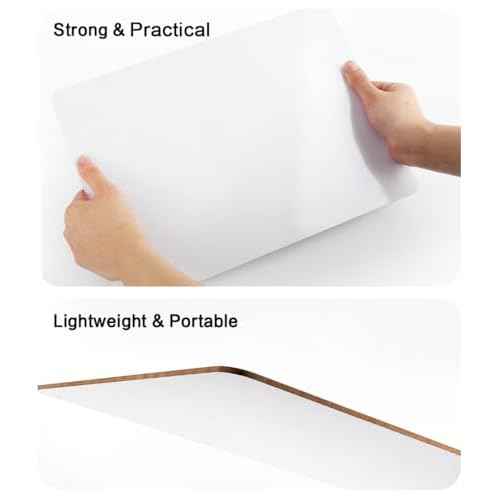 Dry Erase Lapboards, HERKKA 15 Pack Double Sided Dry Erase Lap Boards 9 x 12.5 Inch, 15 Markers, 15 Erasers, Small Dry Erase Boards for Students Classroom Teacher Supplies