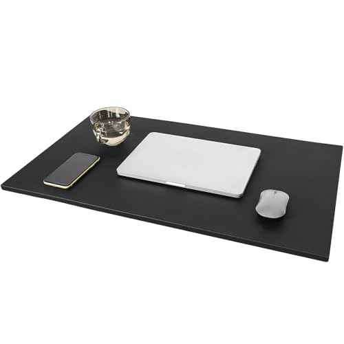 AKOZLIN Office Desk Pad Table Pad Blotter Protector TPU Surface Waterproof Mouse Pad Desk Writing Mat with Full Lip No Smell 29.5"x 17.7"
