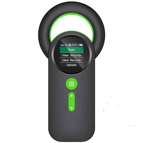 Alacrity Pet Microchip Scanner, Portable Animal Chip Reader Supports FDX-B (ISO11784/85) and EMID Tags
