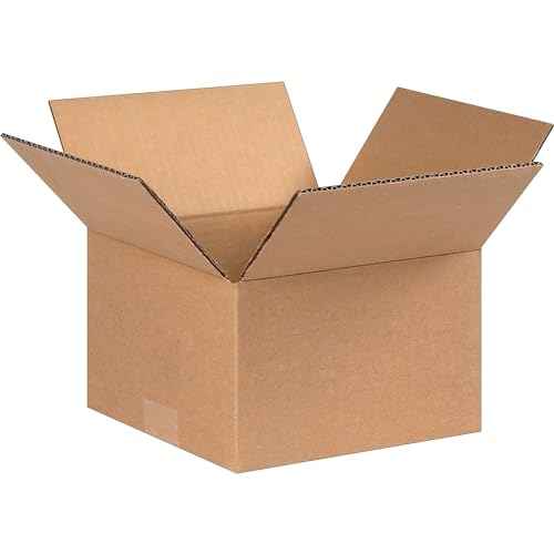 AVIDITI Shipping Boxes 8"L x 8"W x 5"H, 25-Pack | Corrugated Cardboard Box for Packing, Moving and Storage 8x8x5 885