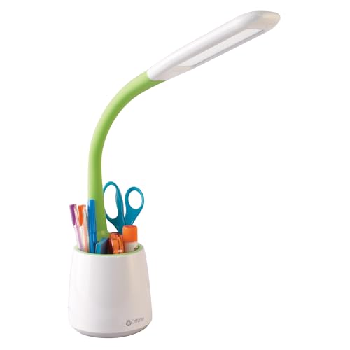 OttLite Organize LED Desk Lamp with USB Charging Port - Adjustable, Desk Light with Storage,Multicolored