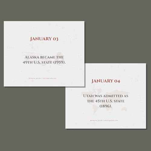Today in History Perpetual Calendar | Daily World History Facts Desktop Calendar, This Day In Amazing History Trivia Facts & Achievements | History Buff Gift Page A Day Box Calendar with Historical Info For Every Day of The Year