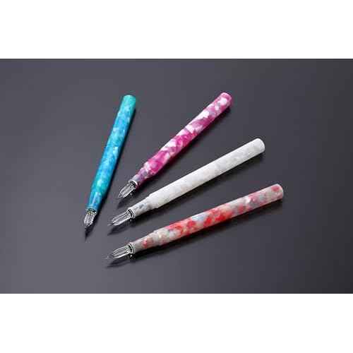 ÞÑà¤ûù? Teranishi Chemical Industry GLAAL-JR Guitar Glass Pen, Aurora, Long, with Cap, Jelly Red