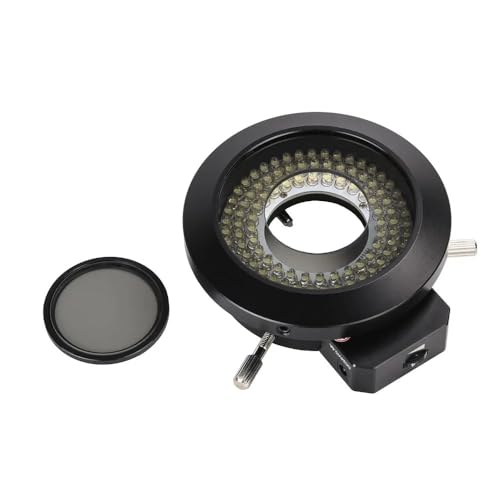 LED Ring Light for Microscope Illumination Polarized 62mm Diameter Lab Equipment