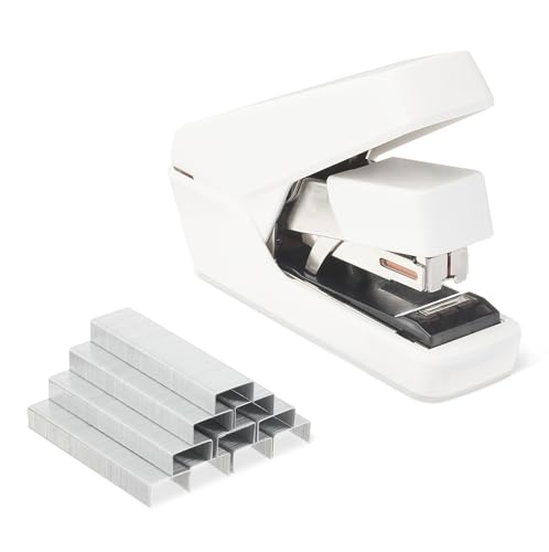 Heavy Duty Office Stapler 40 Sheet Capacity Flat Clinch No Jam for Classroom & Desk