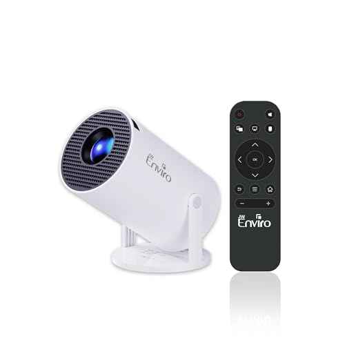 Mini Projector with WiFi and Bluetooth, 4K 1080P HD, 290 ANSI, Portable Movie Projector for Bedroom & Outdoor Auto Keystone, 180¡Æ Rotation, Compatible with iPhone, Android, PC, HDMI, USB, TV Stick