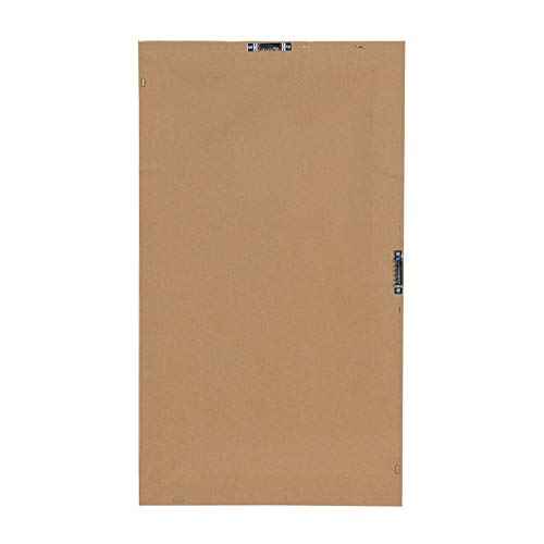 DesignOvation Beatrice Framed Magnetic Chalkboard, 13x23, Rustic Brown
