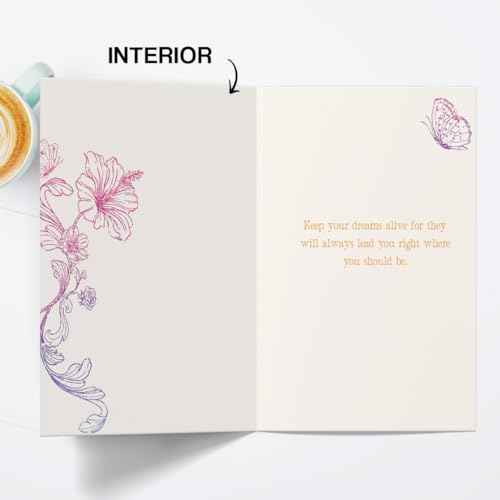 Niece Birthday Card, Unique Birthday Cards for Niece,Adult Gifts from Aunt