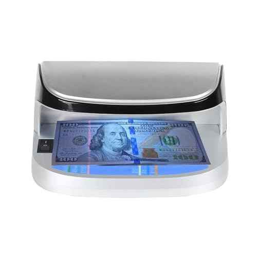 K410 Counterfeit Bill Detector with LED UV Light for Money, Credit Cards and IDs
