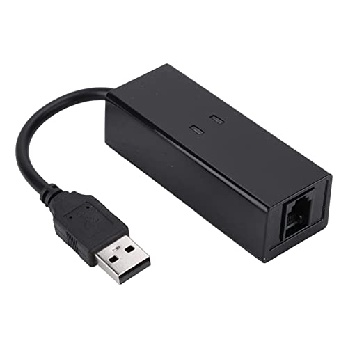 USB 56K External Voice Fax Modem for Fast Internet & Faxing - Easy Setup