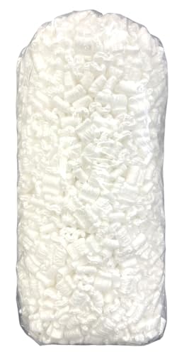 Bubblefast! 1.5 cu. ft. White Anti-Static Packing Peanuts Popcorn