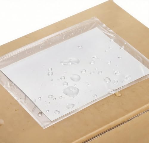 1000 Clear Packing Slip Envelopes 6.7x10 Inch Self-Adhesive Shipping Pouches