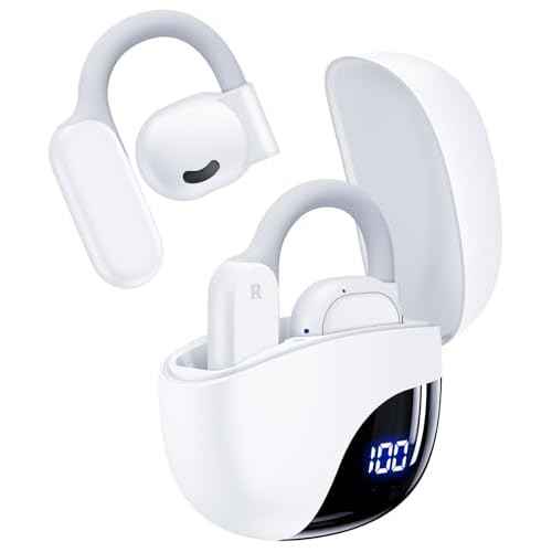 AI Translation Earbuds Real Time 164 Languages 80H Playtime Translator Ear Buds Audifonos Traductores Ingl?s Espa?ol Wireless Earphones Bluetooth Headphones for Travel Business Meeting Learning White