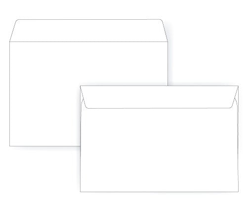 6.5 x 9.5 Booklet Envelope - White Large Envelopes for Catalogs & Announcements, Box of 1000