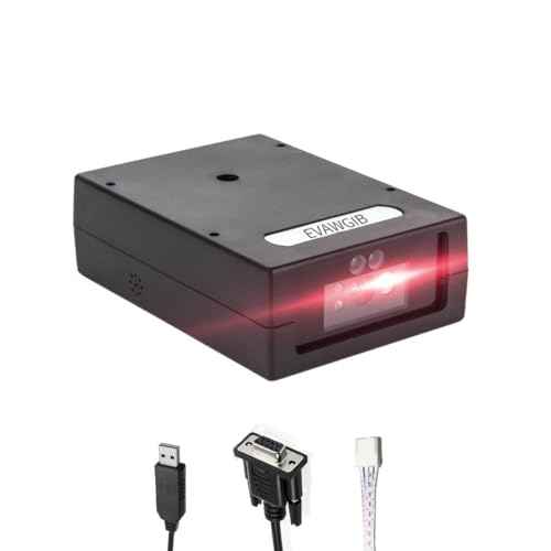 Fixed Mount Barcode Scanner Scan Embedded Mini USB Engine CMOS 2D Barcode Reader Module RS232/TTL/USB Barcode Scanner Module Mini-Size Module (USB)
