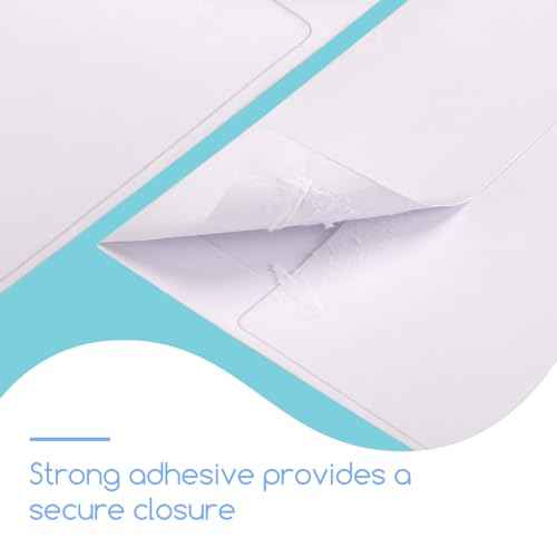 A6 Envelopes Self Seal 500 Pack - 4.75x6.5 White Invitation Envelopes Bulk for 4x6 Postcard, Wedding, RSVP, Thank You Notes, Announcements, Greeting Cards, Photos
