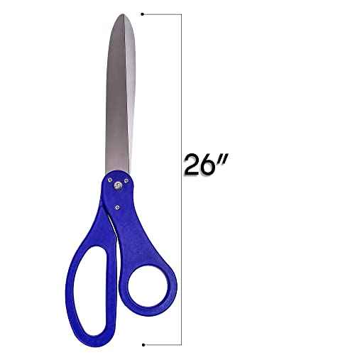 Trademark Innovations 25" Ceremony Ribbon Cutting Scissors (Blue)
