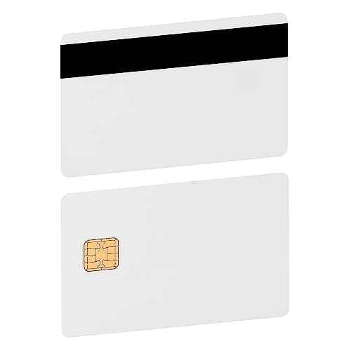 X-belmox for J3R180 JCOP4-180K Unfused Java Chip Card, (Replace J2A040 Chip Java Jcop Cards Unfused), 2 Track Smart Card with 8.4mm HICO Magnetic Stripe, Unfused J3R180 Jcop Cards (5 Pack)