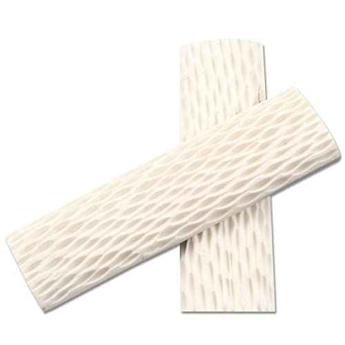 Camel Bone Handle Scales | Premium Quality - (Standard Jigged) - (White) - (4.0 x 1.25 x 0.25)