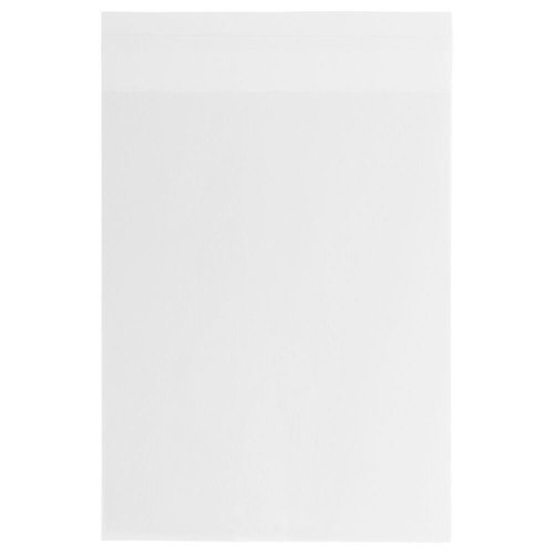 JAM PAPER Cello Sleeves with Self Adhesive Closure - 10 x 13 - Clear - 100/Pack