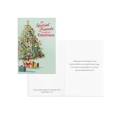 DaySpring - Vintage Christmas Blessings Value Box: Inspirational Christmas Cards with Scripture - 8 Each of 6 Designs - 48 Christmas Boxed Cards and Envelopes