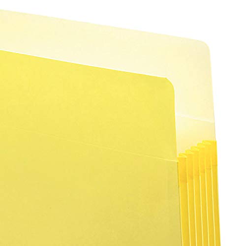 Smead Pocket, Letter, Straight, 5.75-Inch Expansion, Yellow, 10 per Box (73243)