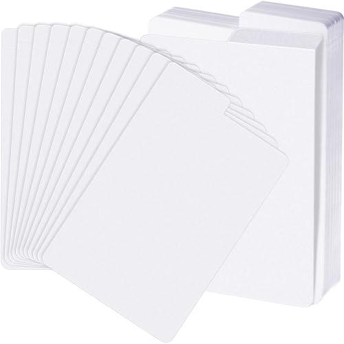Henoyso 150 Pieces Comic Book Dividers with Tab with Tabs White Frosted Card Separator Plastic Dividers for Comic Book Storage Boxes Organize Comics Efficiently in Storage Boxes, 11.22 x 7.24
