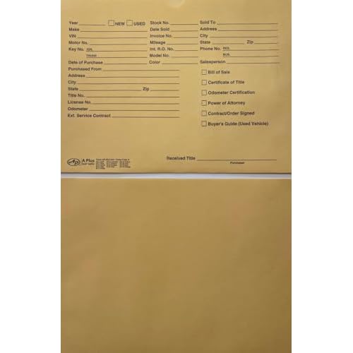 Vehicle Printed Dealer Jackets #511 DSA-546 Buff, 100 Quantity (P*)