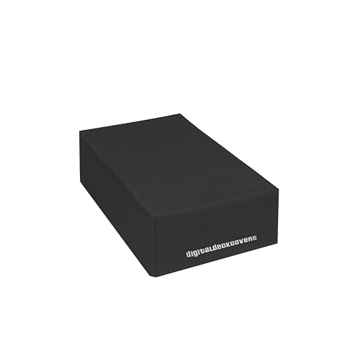 DigitalDeckCovers Scanner Dust Cover & Protector for Epson Perfection 2450, 3170, 3200, 4490, 4870, 4990, V500, V550, V600 & Canon Canoscan 8600F, 8800F, 9000F Photo Scanners (Black)