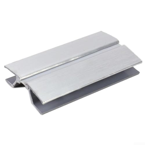 Shophubio 90° Base Connector for Kitchen Plinth Panels – Aluminum Skirting Corner Joint 360°-12cm (Silver)