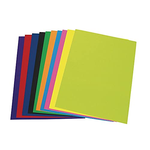 Colorations Super Heavyweight Assorted Color Poster Board, 22 inches x 28 inches, 20 Sheets, Double Sided, Signs, Charts, Artwork, Kids Crafts, Arts and Crafts, Art Supplies, Art Paper