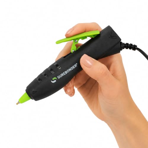 Surebonder GP-100F Mini Detail Tip Hot Glue Pen, 10W, Corded