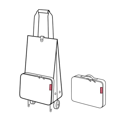 reisenthel foldabletrolley Baroque Marble - Foldable, Compact Shopping cart - Easy to Store