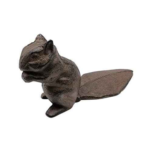Comfy Hour Antique and Vintage Animal Collection Cast Iron Door Stopper - Squirrel, Color Brown