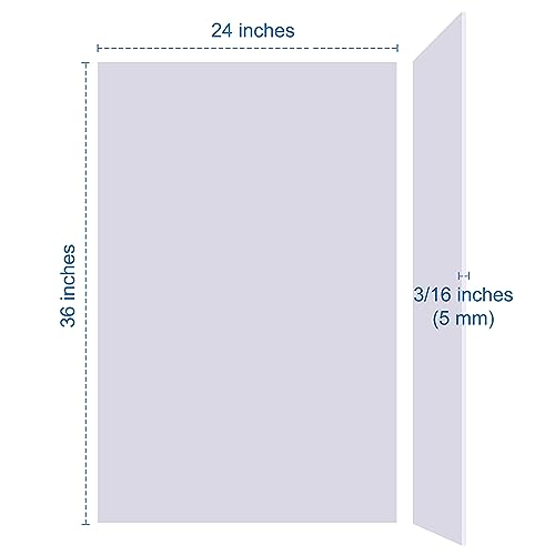 Navy Penguin 24x36 Inch Foam Board Sheets 12 Pack - White Poster & Art Boards