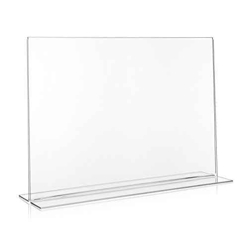 DIN A3 advertising stand/T-stand/T-stand in landscape format/table stand made of original Plexiglas¢ç