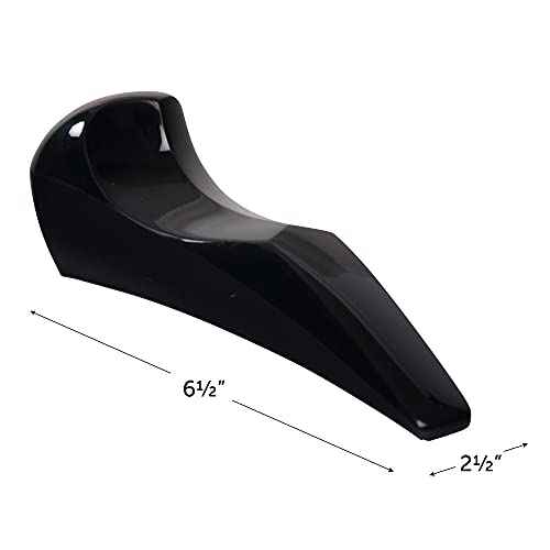 Softalk II Phone Shoulder Rest, Landline Office Telephone Accessory with Nonslip Ergo-Grip Cushion and Self-Adhesive Tape Attachment, Black