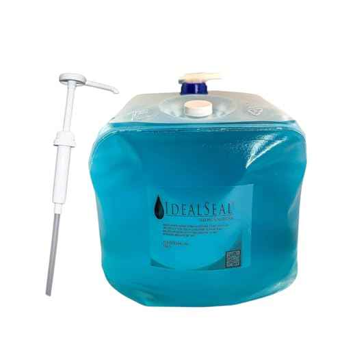 IDEALSEAL Compatible Replacement Five Gallon Cube of Sealing Solution Plus (with Pump) for PB 605-0