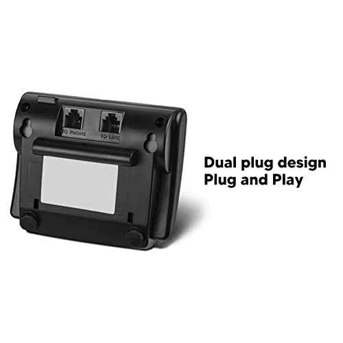 Call Blocker for Landline Phones, 2000 Groups, LCD Screen Display, Anti Harassment, Display Brightness, Large Capacity Prevent Harassment Caller ID Box with LCD Display