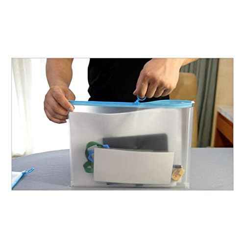 9x12 Clear Zip Plastic Envelopes File Document Paper Holder Pack of 24 (24 Pack)